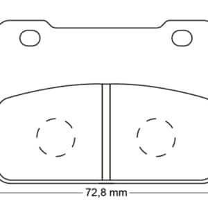 Plaquette metal fritte R90 2011-2019