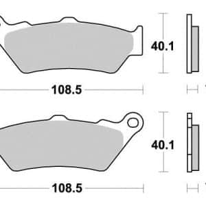 Plaquette metal fritte R90 1993-2025