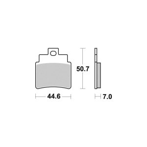 Plaquette de frein - Semi-métal R90 1999-2024