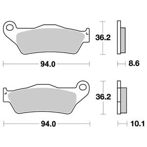 Plaquette metal fritte R90 1993-2024