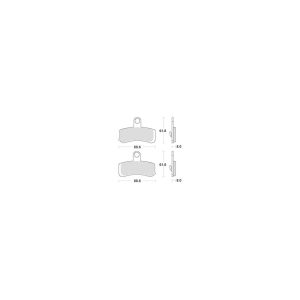 Plaquette metal fritte R90 2008-2018
