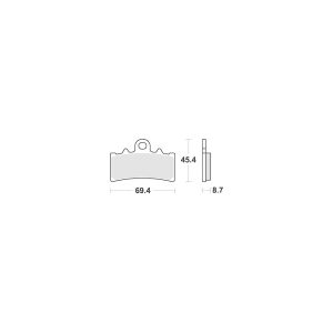 Plaquette metal fritte R90 2011-2025