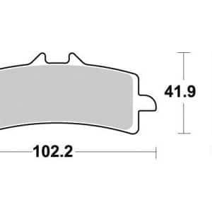 Plaquette de frein - Semi-métal R90 1992-2025