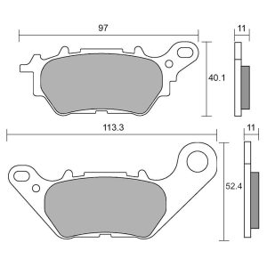 Plaquette metal fritte R90 2015-2025