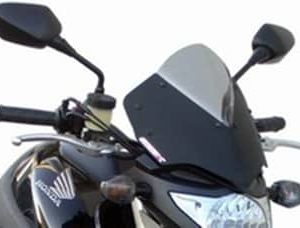Saut de vent touring pour Honda CB1000R noir et transparent 2011-2019