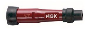 Capuchon Antiparasite Rouge Ø10/12mm Sans Douille Antiparasite Long Droit