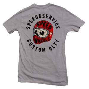 T-Shirt Gris SPEED & SERVICE