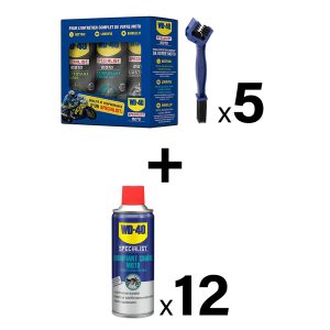 Opération Spray / : 5 Kit Tripack & Brosse + 1 Cartons Lub Chaine Gratuit ! 2025-2026