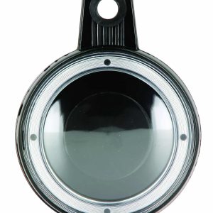 Porte vignette rond noir