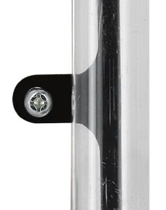 Porte vignette cylindrique Noir