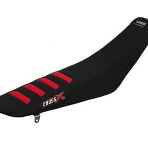 HOUSSE DE SELLE HONDA CRF 250-450 UGS COLOR WAVE BLACK-RED 2017-2021