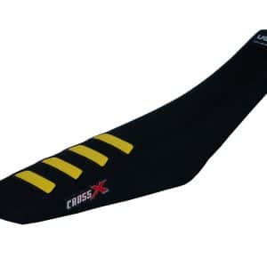 HOUSSE DE SELLE SUZUKI RMZ 250-450 - UGS COLOR WAVE BLACK-YELLOW 2008-2018