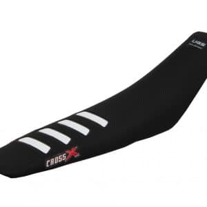 HOUSSE DE SELLE HUSQVARNA FC-TC-FE-TE - UGS COLOR WAVE BLACK-WHITE 2023-2025
