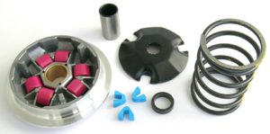 Variateur Piaggio 50 2T Gilera 50 - Peugeot SC50 6 Galets 16x13-7g / 1 Ressort 1992-2001