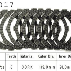 Kit Disques d'Embrayage Garnis Vfr400 R / 1990-1994