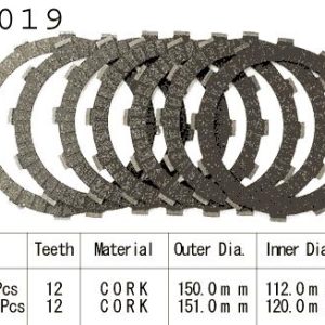 Kit Disques d'Embrayage Garnis Cb750 F2 Seven-Fifty / 1992-2003