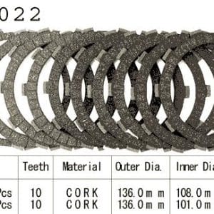 Kit Disques d'Embrayage Garnis Cbr900 Rr / 1996-1997