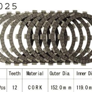Kit Disques d'Embrayage Garnis Xl1000 Varadero / 1997-2013