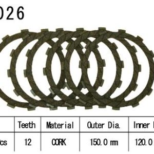 Kit Disques d'Embrayage Garnis Quad Lt-F 400 2002