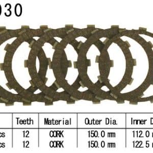 Kit Disques d'Embrayage Garnis Xr650 R / 1999-2006