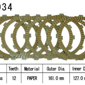 Kit Disques d'Embrayage Garnis Vtx1800 C 2002-2016