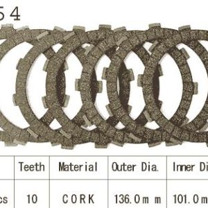 Kit Disques d'Embrayage Garnis Xr500 R / 1979-2013