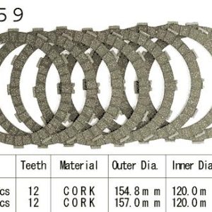Kit Disques d'Embrayage Garnis Gl1100 / 1980-1983
