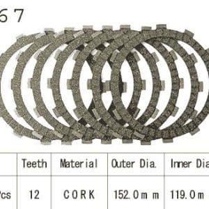 Kit Disques d'Embrayage Garnis Xrv750 Africa Twin / 1983-2003