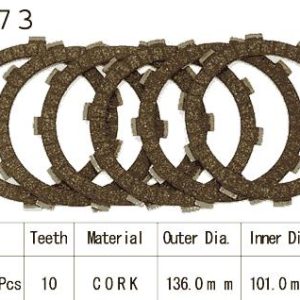 Kit Disques d'Embrayage Garnis Nsr125 R / 1982-2009