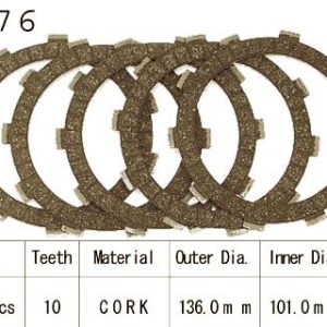 Kit Disques d'Embrayage Garnis Trx250 Fourtrax / 1985-1987