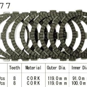 Kit Disques d'Embrayage Garnis Vf500 F / 1984-1985