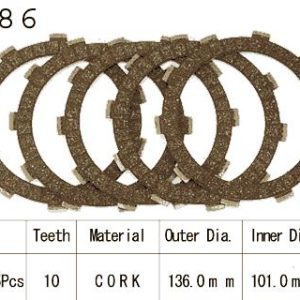 Kit Disques d'Embrayage Garnis Mtx125 Rw / 1982-2009
