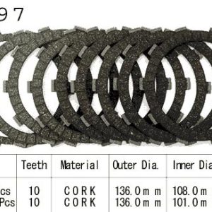Kit Disques d'Embrayage Garnis Cb600 Hornet / 1986-2014