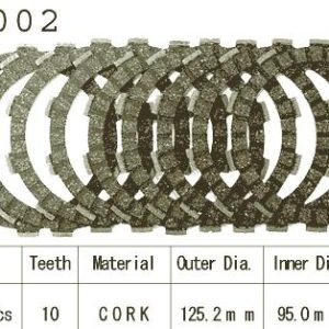 Kit Disques d'Embrayage Garnis Fzr 600 R / 1989-1993