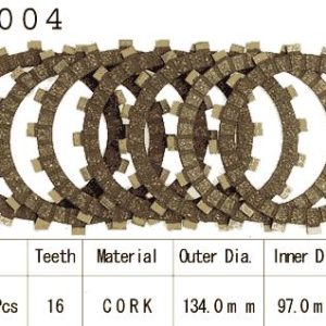 Kit Disques d'Embrayage Garnis Cross Yz 125 / 1988-1990