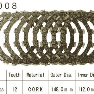 Kit Disques d'Embrayage Garnis Tdm 850 / 1989-2013