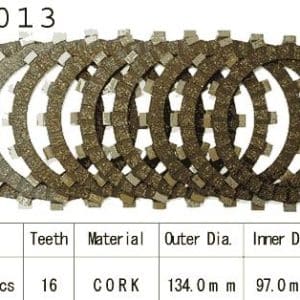 Kit Disques d'Embrayage Garnis Yzf 600 R / 1994-2003