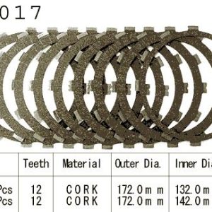 Kit Disques d'Embrayage Garnis Xvs 1600 Wild Star / 1999-2004