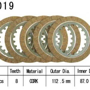 Kit Disques d'Embrayage Garnis Ttr 90 / 2000-2023