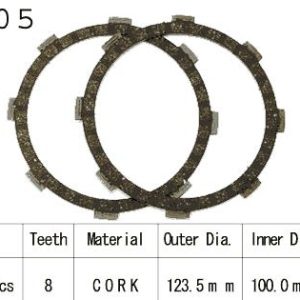 Kit Disques d'Embrayage Garnis Dt 50 Mx / 1974-1997