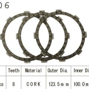 Kit Disques d'Embrayage Garnis Dt 80 Lc / 1977-1992