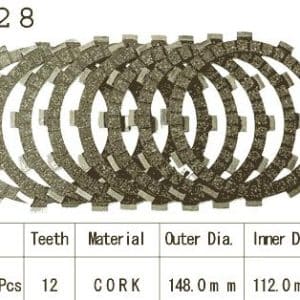 Kit Disques d'Embrayage Garnis Xt 500 / 1977-2017