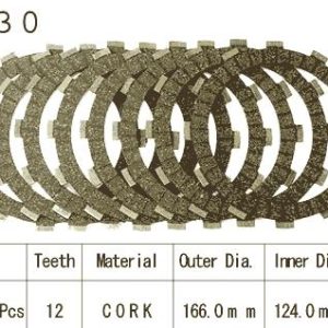 Kit Disques d'Embrayage Garnis Xs 1100 / 1978-1982