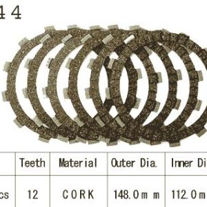 Kit Disques d'Embrayage Garnis Xj 400 / 1982