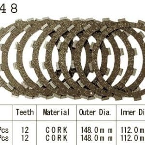 Kit Disques d'Embrayage Garnis Fzx 750 Fazer / 1981-1998