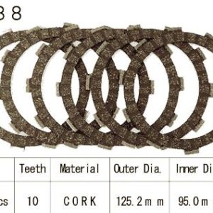 Kit Disques d'Embrayage Garnis Cross Tzr 125 / 1986-1992