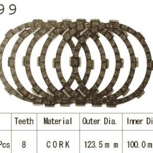 Kit Disques d'Embrayage Garnis Dt 125 Lc / 1982-1992