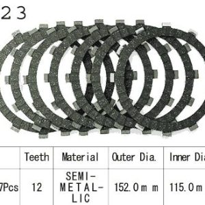 Kit Disques d'Embrayage Garnis Gs 550 E / 1977-1986