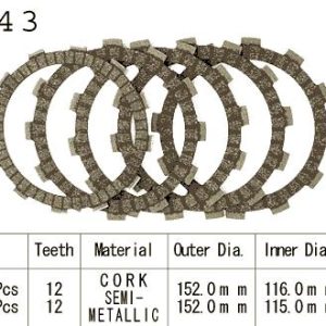 Kit Disques d'Embrayage Garnis Dr 250 S / 1982-2018