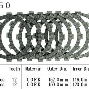 Kit Disques d'Embrayage Garnis Gsx-F 750 / 1983-2016